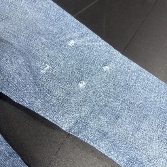 True Religion Distressed Women's Jeans Sz W 29 Billy Mid Rise Straight Flap - Picture 14 of 16